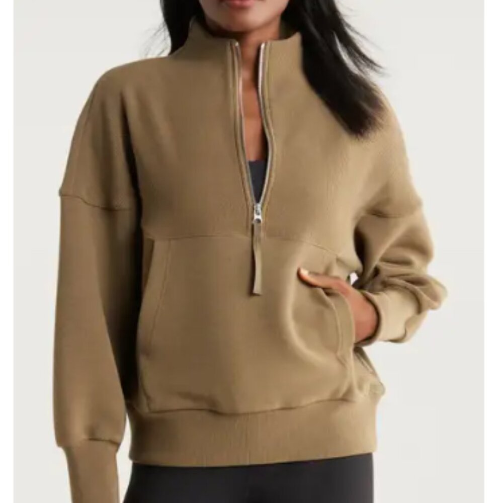 Varley Acadia Ottoman Knit Half Zip Pullover Sz: SM - PRISTINE CONDITION